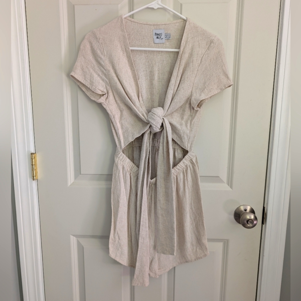 Princess Polly Ragnar Tie Front Romper